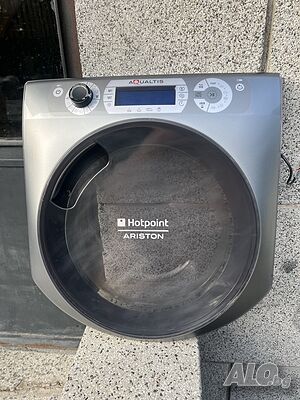 Продавам перфектна вратичка (люк) с платката за пералня+сушилня Hotpoint Aqualtis