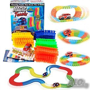 Magic Tracks Детска светеща писта 220 части | Играчки | София