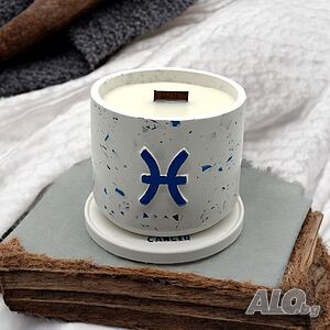 Ароматна свещ с послание „Зодия Рак“