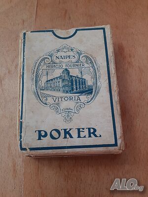 Стари колекционерски карти за игра Poker - N18