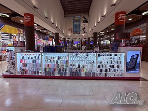 Щанд за Стоки и Аксесоари - Напълно Оборудван, Модулен - 3 бр.