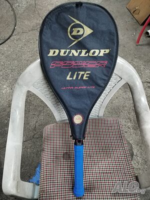 Dunlop Power Lite Ultra Super Light Alloy Tennis Racket With Case Тенис ракета