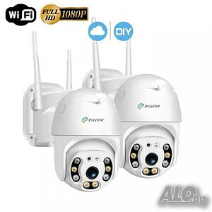 2 Броя!IP въртяща безжична камера 2MPX- 4+4LED ( ИЗЦЯЛО НА БЪЛГАРСКИ ЕЗИК)