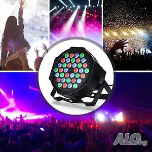 Диско прожектор с 36 led диода