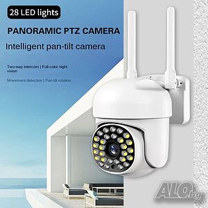 Куполна безжична камера 28led