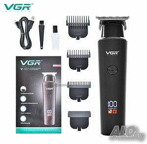 Машинка за подстригване VGR V937 Тример за подстригване бръснене оформяне рисуване