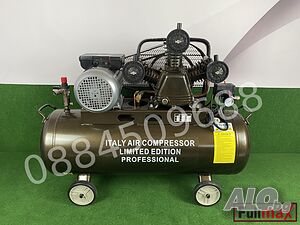 Компресор за въздух 100л - 12,5 или 8 бара 480л в минута!
