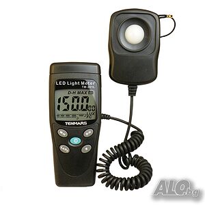 TM-201L Луксметър за LED светлина 0-200000 Lux, FC, Клас A, сертификат