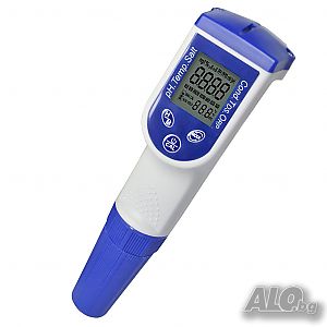 6-в-1 тестер за вода Combo Pen pH, ORP, EC, TDS, соленост и температура