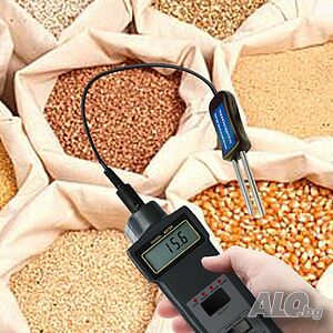 Влагомер/термометър за 4 типа зърнени култури с диапазон 8 ~ 20%