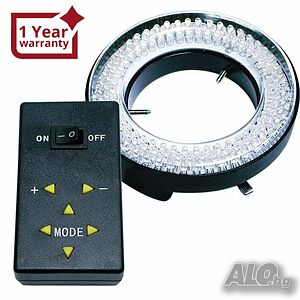 Пръстеновидна лампа за микроскоп, камера с 144 LED крушки