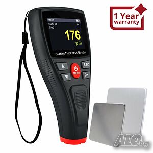 Професионален уред за измерване дебелината на автобоя от 0 до 1.5mm