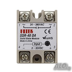 Солид стейт реле 3-32VDC товароносимост 40А 24-380 VAC