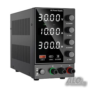 Лабораторно захранване DPS605U, 0~60VDC, 0~5A, 1 канал, груби и фини настройки