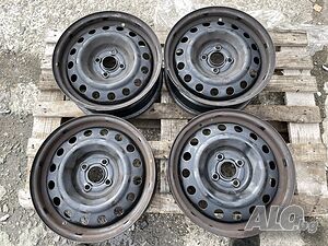 15 джанти 4х100 Kia Rio Picanto Suzuki Ignis Toyota Yaris Opel Agila Cruze 5,5J et36