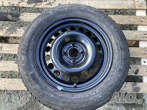 15 цола Резервна джанта 4х100 Opel Astra G гума 195/65/15