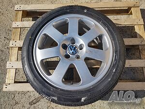 18 джанта 5х112 VW Phaeton 8,5J et45 Bridgesone 255/45/18 Нови