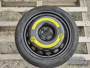 18 резервна джанта патерица 5х100 AUDI TT AUDI A1 3,5J et38 125/70R18