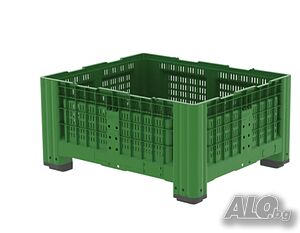 Пластмасов бокс палет Big Box PG 580B - 450 л, 1200 × 1000 мм