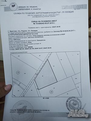 Продажба на парцел с прекрасна гледка към Родопите