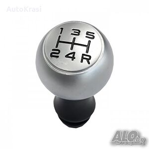 Peugeot 206 / Топка скоростен лост метална матова за Пежо 206