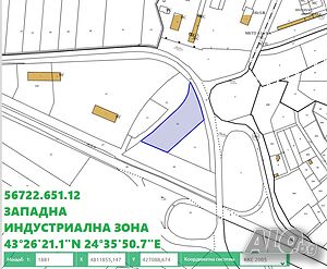ПАРЦЕЛ град Плевен 3500 кв.м., Индустриална зона, Детелина път София-Русе