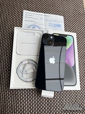 ‼️Нов•iphone 14 •ЛИЗИНГ от 53лв айфон midnight 14 черен