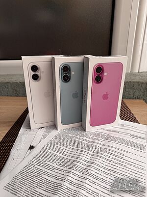 36м Нов•iPhone 16 EU*ЛИЗИНГ от 68лв на м /айфон 16 128 неразпечатан