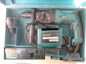 перфоратор MAKITA HR2450T - 780W - три функции, оригинал японски, 2006г.