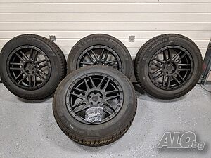 Нови Зимни гуми Michelin и джанти Black Rhino 235/65/18