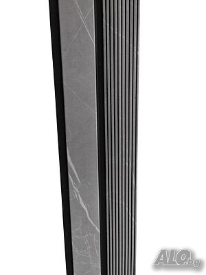 Интериорен панел за стена Gerdani BG, 290x12.5cm, Сив мрамор
