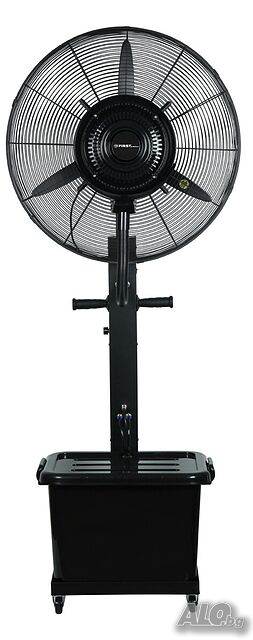 Професионален вентилатор с водна мъгла Gerdani BG, 26”, 41L, 260W, черен