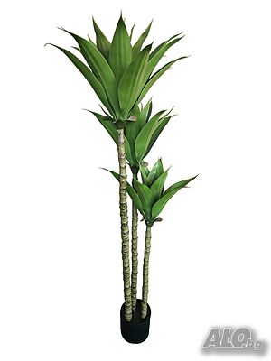 Изкуствено дърво Gerdani BG, юка, саксия, 150см