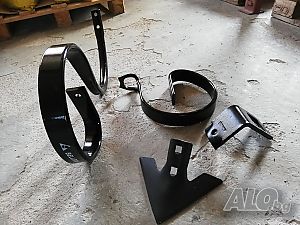 Работен орган 45х12 за култиватор /S стойка, държател, стълбец/ за греда 60х60