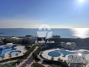 Тристаен апартамент с ПАНОРАМА МОРЕ в к-с Сънсет Ризорт 5, гр. Поморие