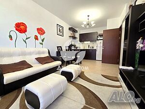 Двустаен апартамент с ГЛЕДКА ПЛАНИНА в к-с Каскадас 1, Слънчев бряг