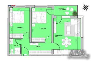 Продавам 3-стаен завършен апартамент с АКТ 16, гр. Пловдив, Гребна База