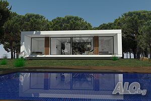 НА ИЗПЛАЩАНЕ - Евтина къща с 3 спални от морски контейнери, 60 кв. м
