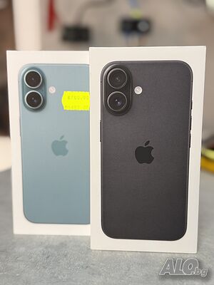 Iphone 16 128GB нов 2г. Гаранция Черен и Зелен налични