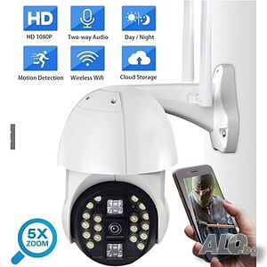 Q20 V380 Pro CCTV камера външна CCTV безжична WIFI мрежова сигурност Двупосочна аудио CCTV камера