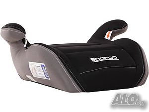 Детска Седалка за Кола SPARCO 15-36кг, черно-сива с Хомологация ECE R44/04