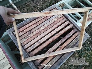 Обгорени пчелни ДБ рамки