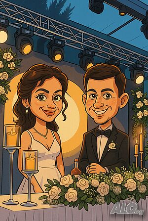 🎨 Индивидуални Карикатури по Снимка + Рамка и Украса! 🎁