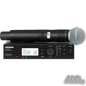 Професионален микрофон SHURE ULXD24/B58 - внос USA (Made in Mexico)