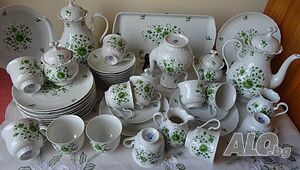 Royal Tettau Grüne Blume Porzellan - изключително бял, ефирен, костен порцелан