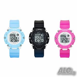 Детски дигитален спортен часовник K-SPORT WF156