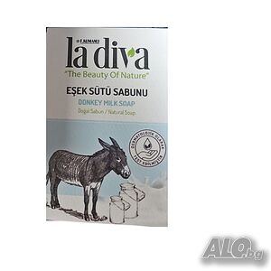 La Diva Donkey Milk Soap, натурален сапун обогатена с магарешко мляко