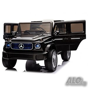 Акумулаторен джип Mercedes EQG Electric G-Class 12V с отварящи се врати меки гуми 4x4