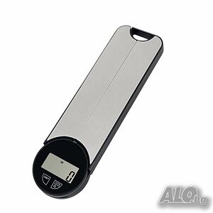 Кухненска везна сгъваема Rosberg, 5 кг., батерия CR2032 LCD екран, S/s