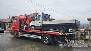 Траспортни услуги с камион-пътна помощ с кран